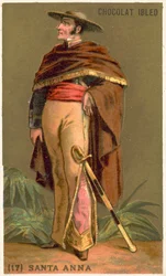 Antonio Lopez de Santa Anna, mexikanischer Politiker und General